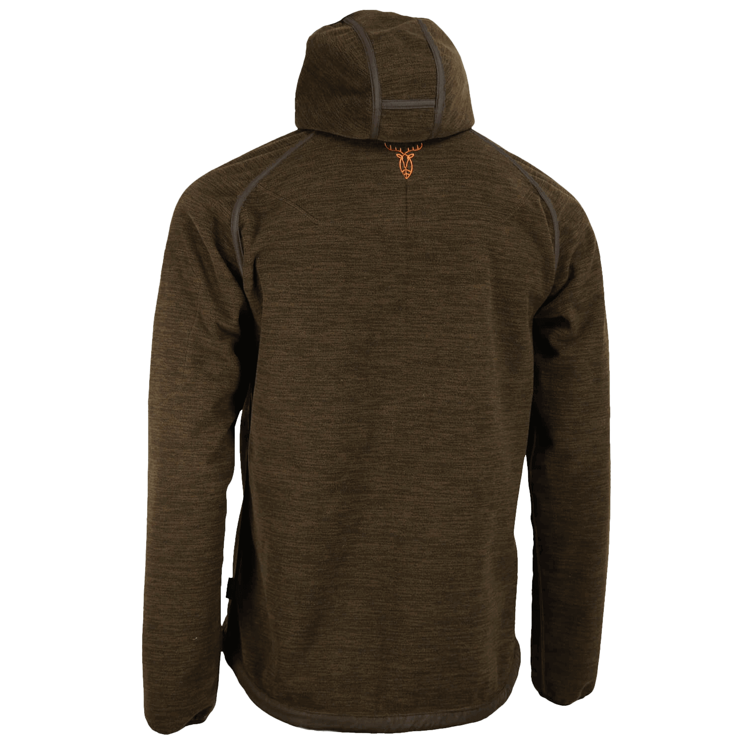 Pirscher Gear Fleece Reversible Hoodie-Jacket (Blaze/Brown)